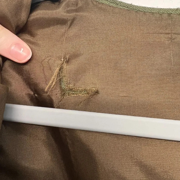 Vintage style jacket Small? Green steampunk Victoriana Cosplay Prairie *flaw* - Picture 3 of 6